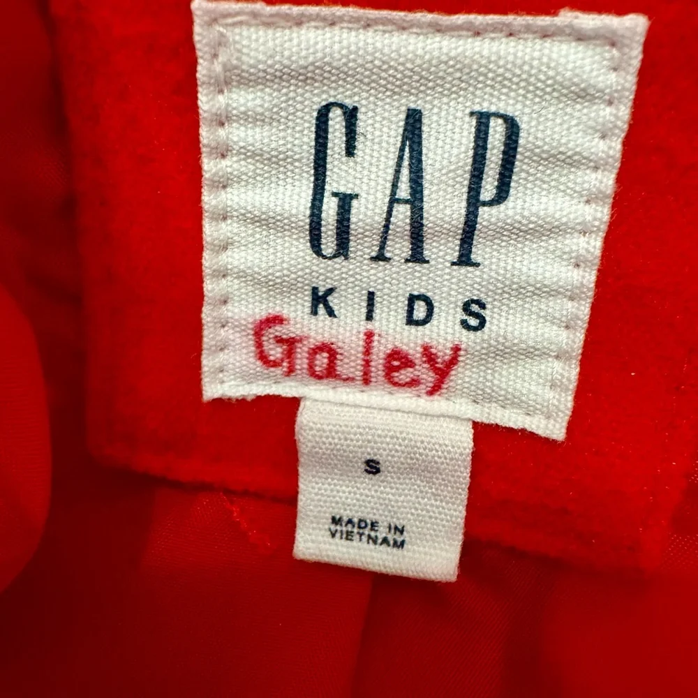 GAP Bright Red Girls Pea‎ Coat